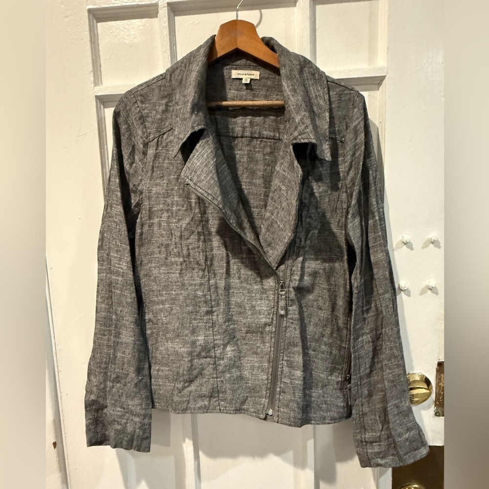Max Studio Charcoal Gray Women's Blazer